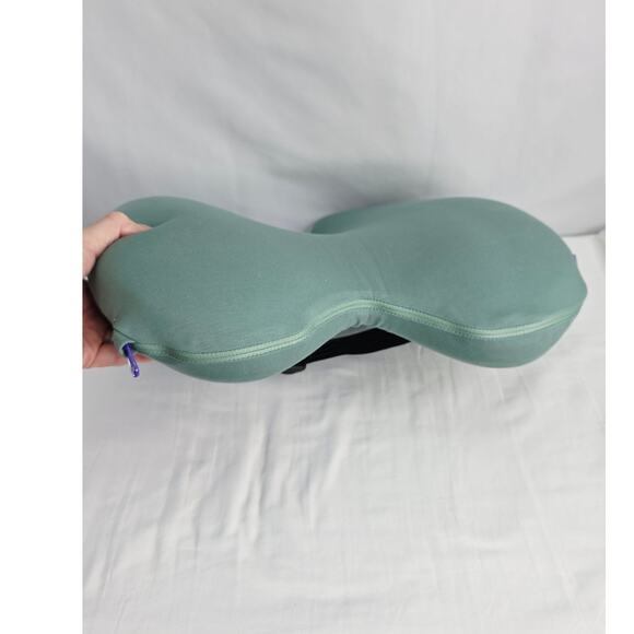 C CUSHION LAB Extra Dense Lumbar Pillow for Lower Back Pain Relief with Strap - Picture 9 of 13